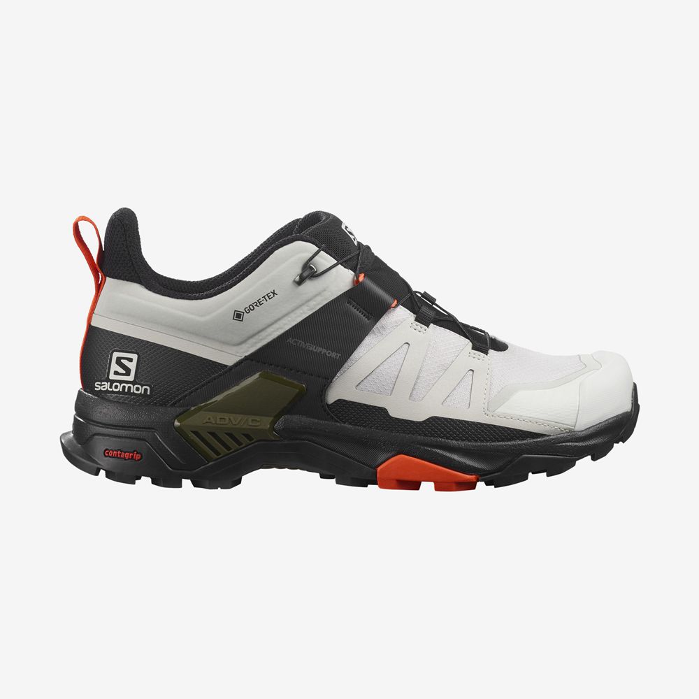 Salomon X ULTRA 4 GORE-TEX Zapatillas Trekking Hombre - Blancas - Colombia (95230-XBLM)